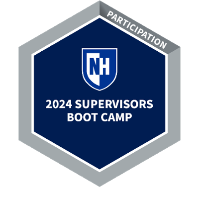 Supervisors Boot Camp Digital Badge Sample