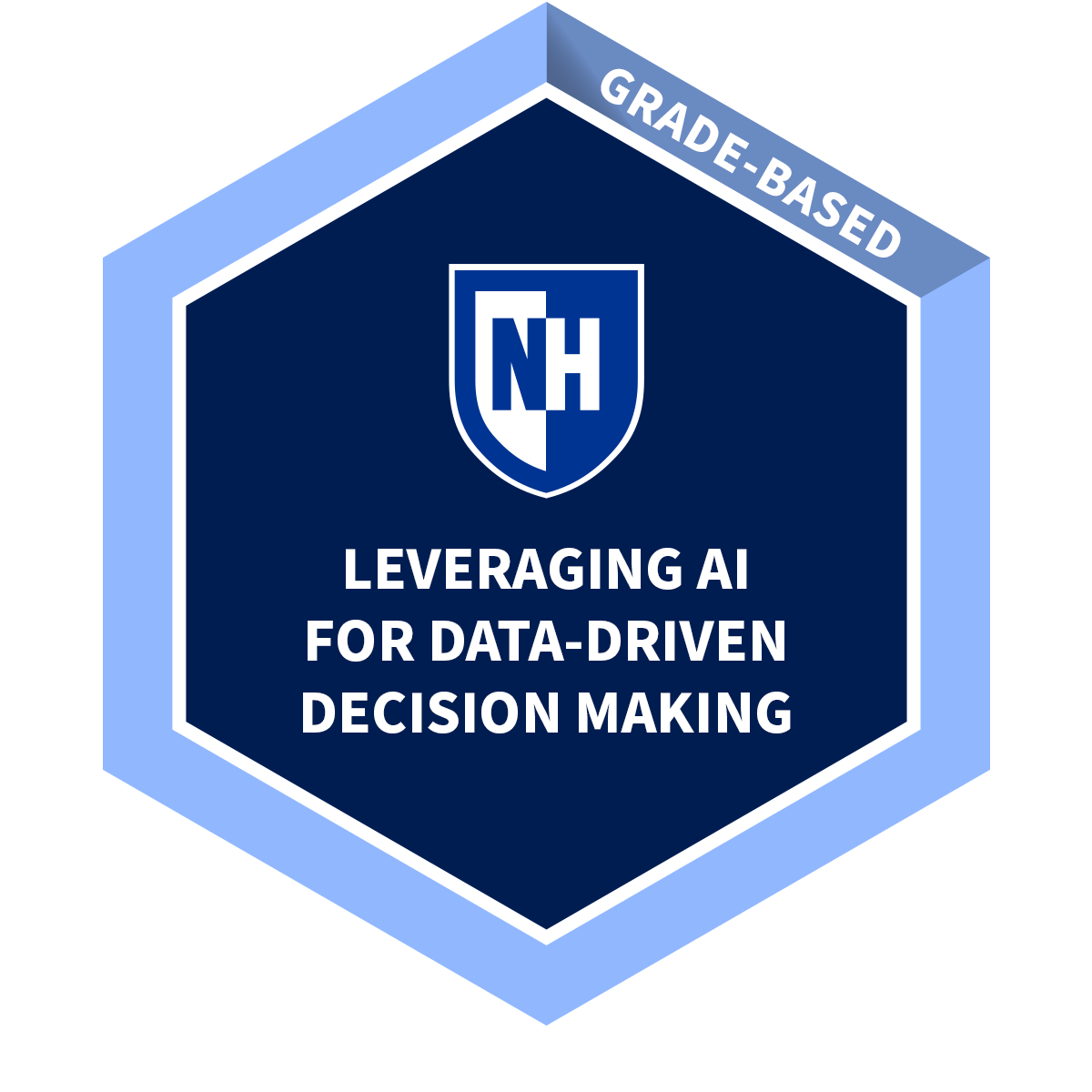 Leveraging AI for Data-Driven Decision Making digital badge