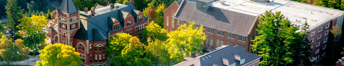 Aerial view of UNH campus